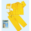 Detachable Hood PVC/polyester Rainsuit